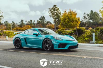 718 Cayman GT4 with Techart Nose Lift Installed
