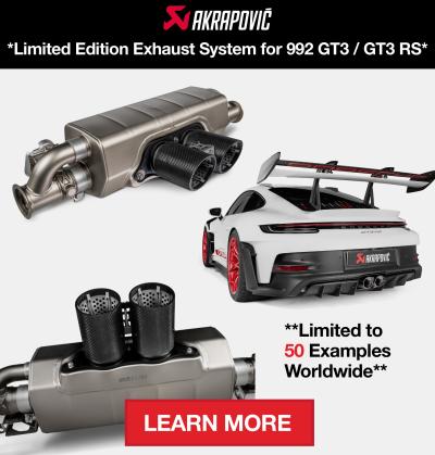 Akrapovic Releases Limited Edition Exhaust System for the Porsche 992 GT3 and GT3 RS
