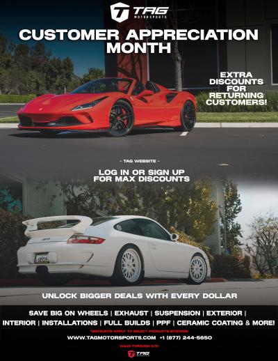 Customer Appreciation Month at TAG!!! - Special Offer Site Wide!