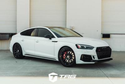 RS5 Sportback on HRE RC100 + AWE + TAG Blackout package