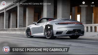TAG'S. TECHART 992 C2S CABRIOLET ON S101SC. VIDEO BY HRE WHEELS