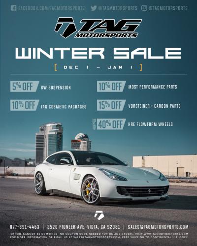 TAG Winter Sale 2018