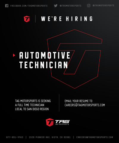 WE ARE HIRING! CALLING ALL AUTOMOTIVE TECHNICIANS