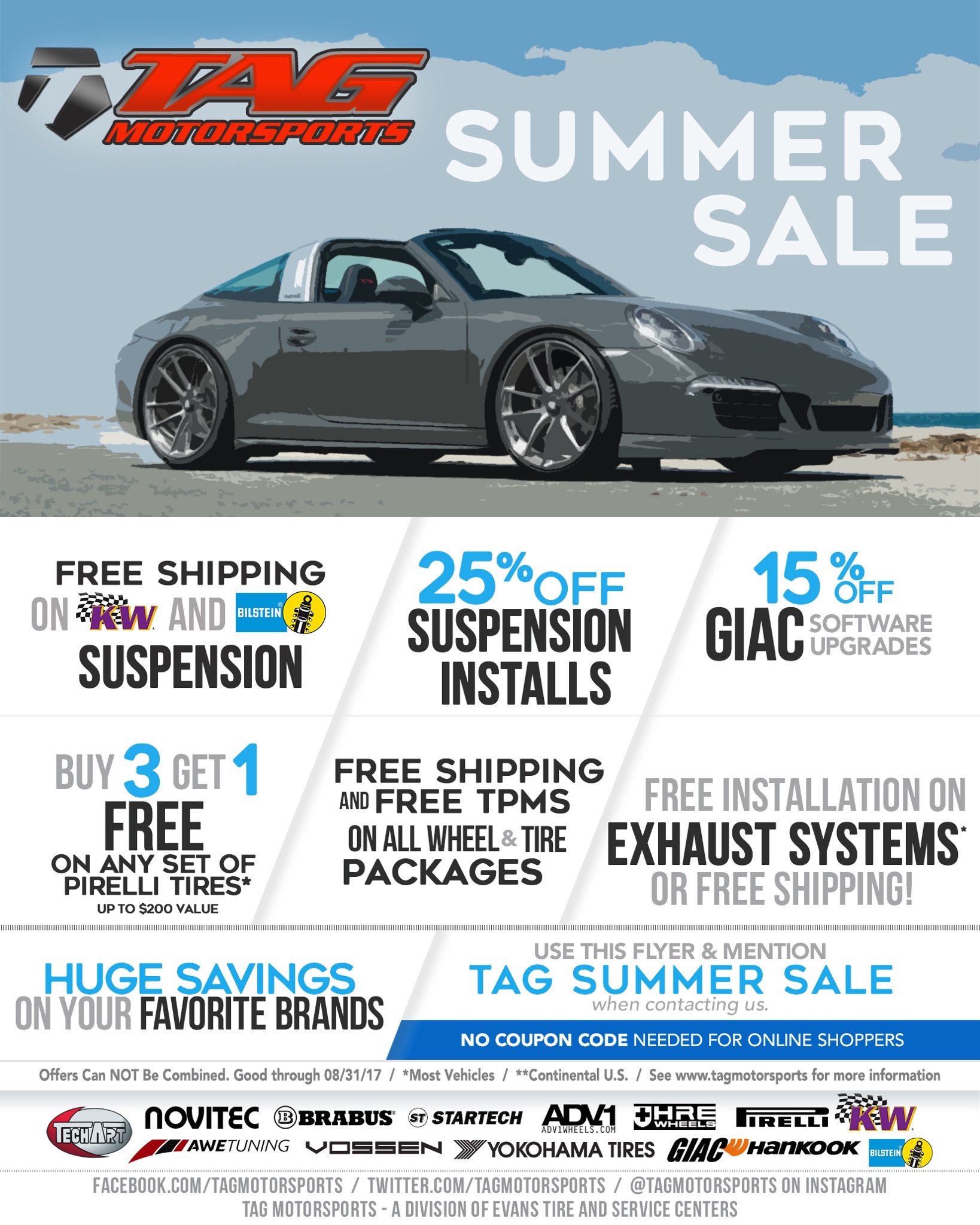 TAG 2017 Summer Sale is HERE!