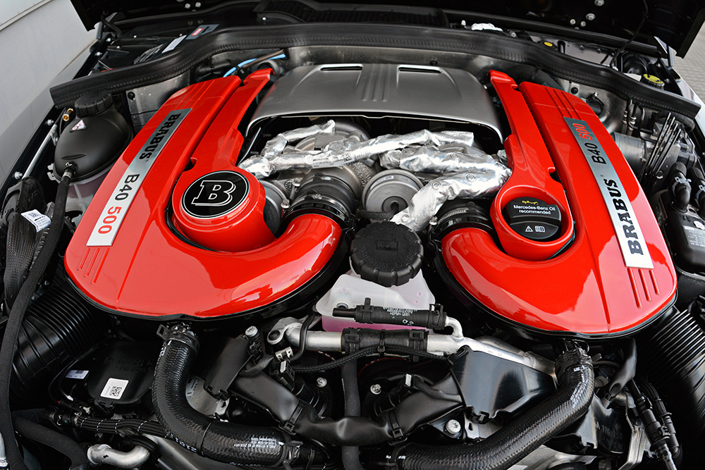 Brabus G500 4x4 Has Red Engine and Smurf Skin Interior - autoevolution