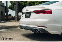 B9 S5 Oem Black Optics Rear Diffuser