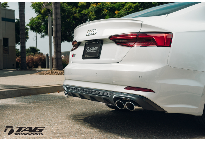 B9 S5 Oem Black Optics Rear Diffuser