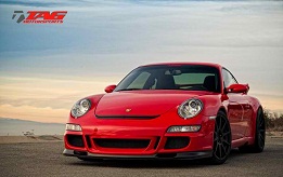 Lady in Red - ADV 10.1 wheels on a 997.1 Porsche GT3