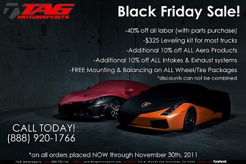 TAG's Black Friday Sale!